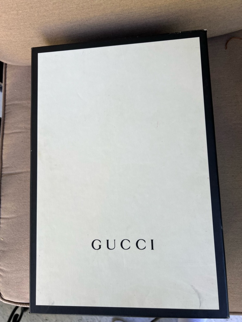 Gucci Silver Glitter & Gray Athletic Sneakers with Gold Accents - Picture 9 of 10